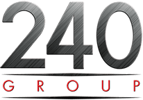 240 Group Logo, custom built websites.