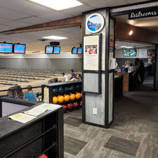 Lounge area at Falls Bowl in Chippewa Falls WI.