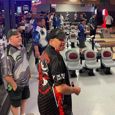 Bowling leagues in action at Falls Bowl in Chippewa Falls WI.